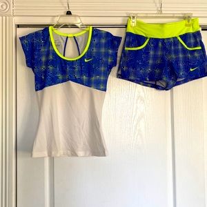 Nike Dri-Fit Short Sleeve Top and Dri-Fit Shorts